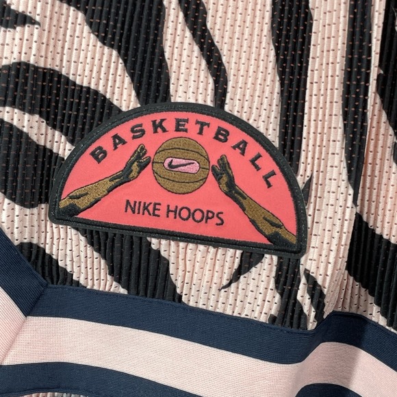 Nike Dri-FIT DNA Men's 8" Basketball Shorts Small Pink Zebra Athletic Streetwear - Picture 3 of 10